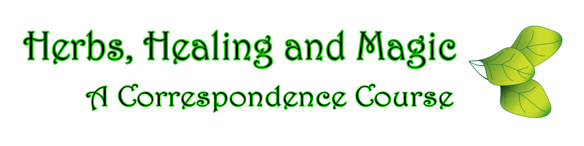 Link to the Herbs, Healing and Magic Correspondence Course